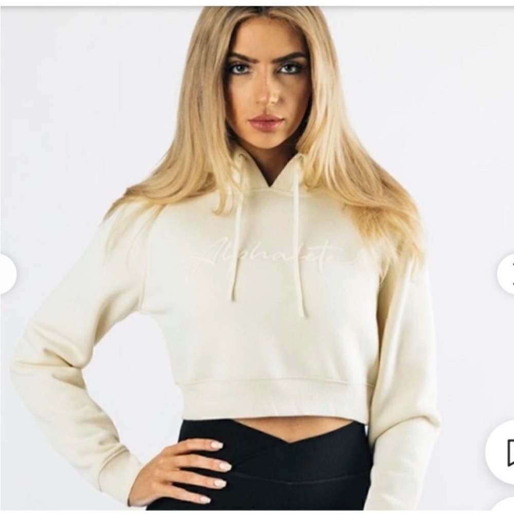 Alphalete Cream Women's Hoodie